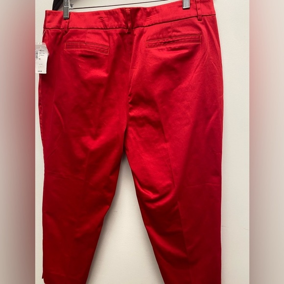 4 for $25 ❤️ Cleo Red Ankle Dress Pants – Chic Statement Workwear ❤️ Size 16 - Picture 6 of 7
